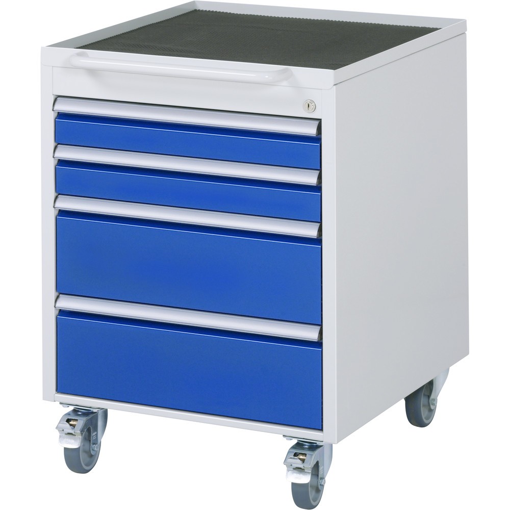 Immagine del prodotto: RAU Contenitore con base su ruote serie 7000, HxLxP 745 x 580 x 650 mm, con 4 cassetti