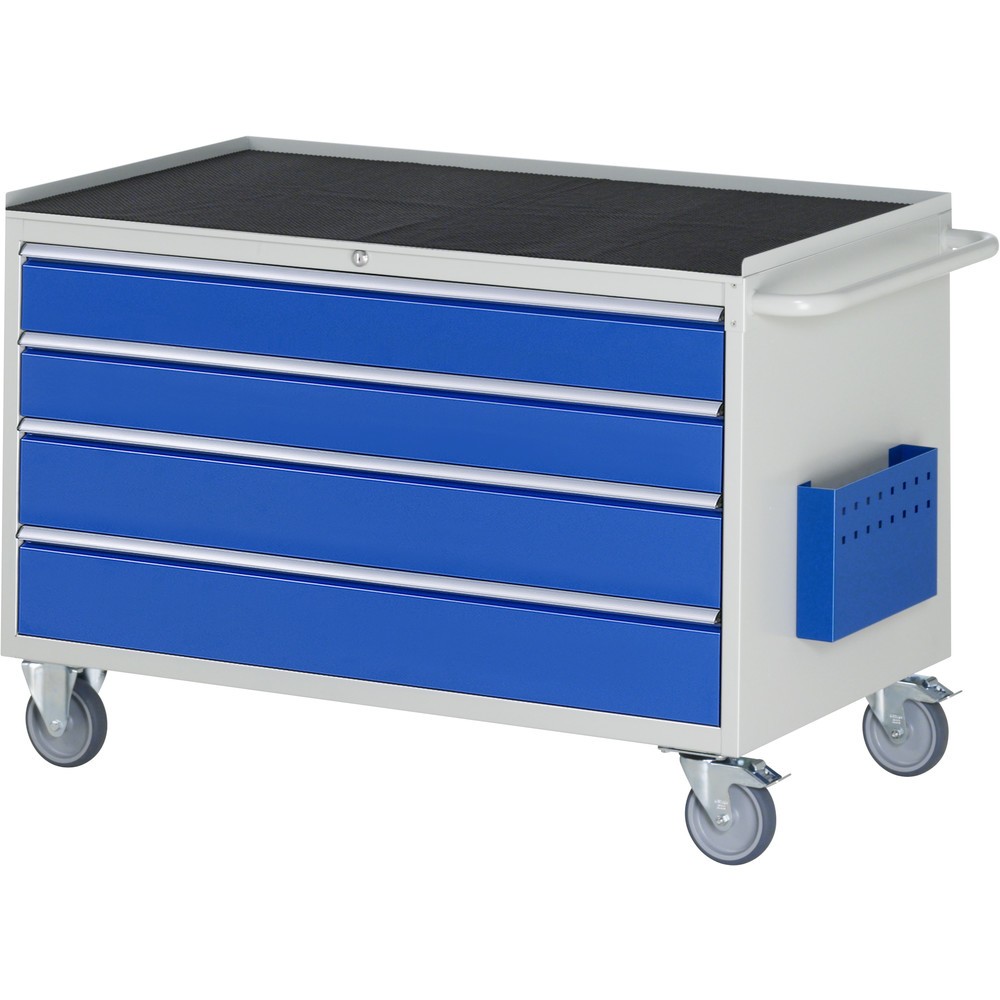 Immagine del prodotto: RAU Carrello da officina Serie 7000, HxLxP 795 x 1.145 x 650 mm, con 4 cassetti misura XXL, piano di appoggio in faggio