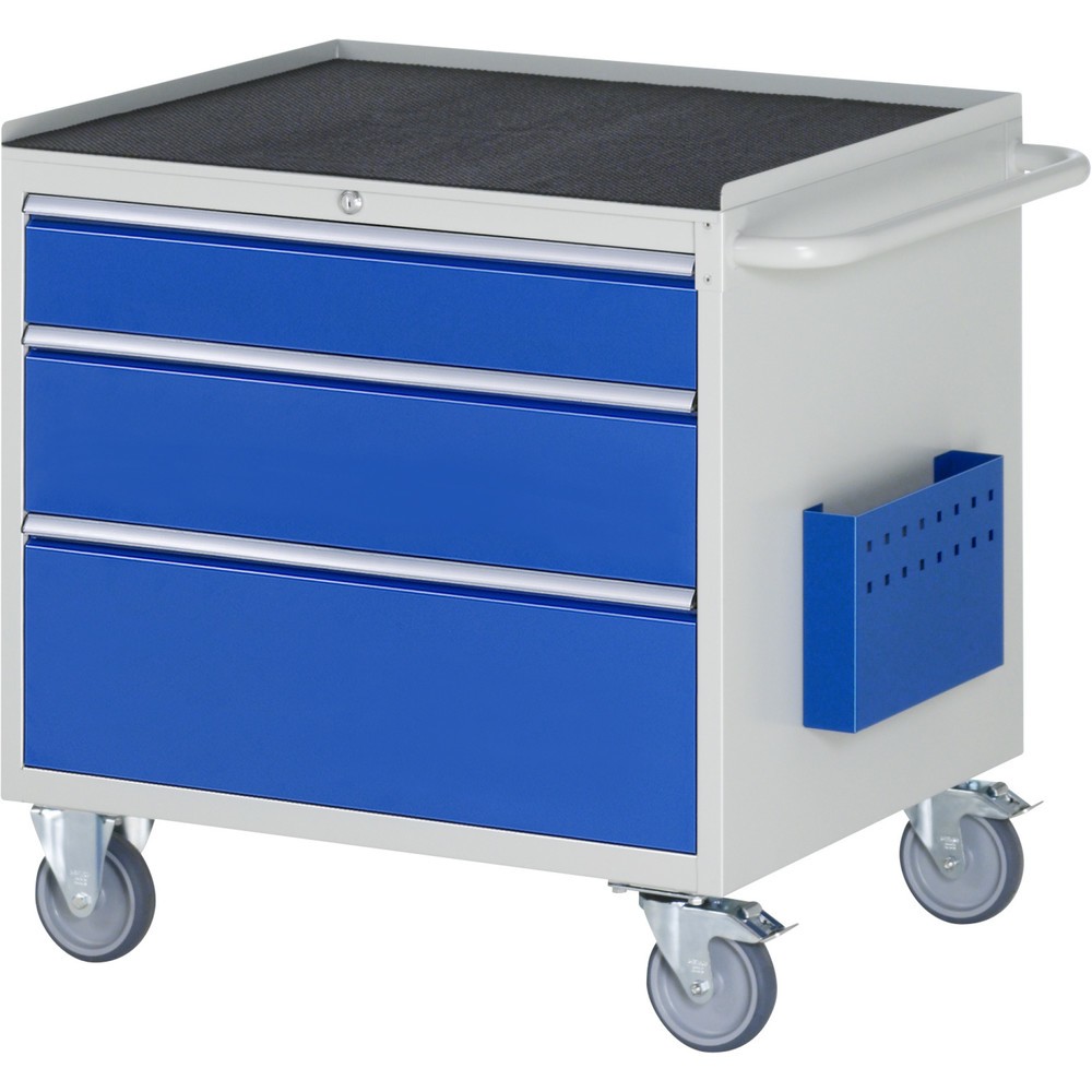 Immagine del prodotto n. 1: Carrello di montaggio RAU Serie 7000, AxLxP 795 x 770 x 650 mm, 3 cassetti 1 x 120, 1 x 180, 1 x 240 mm, piano di lavoro in metallo