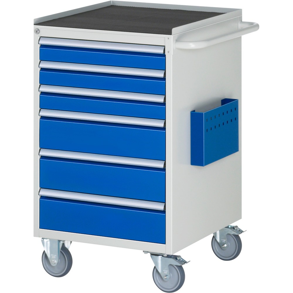 Immagine del prodotto: RAU Carrello da officina Serie 7000, HxLxP 975 x 580 x 650 mm, con 6 cassetti misura L, piano di appoggio in metallo
