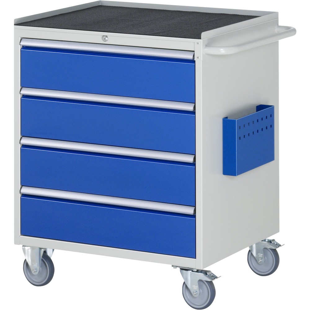 Immagine del prodotto: RAU Carrello da officina Serie 7000, HxLxP 975 x 770 x 650 mm, con 4 cassetti misura XL, piano di appoggio in metallo
