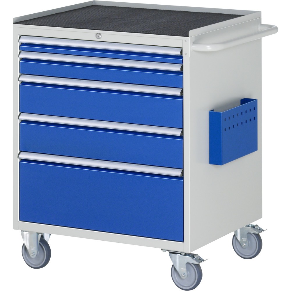 Immagine del prodotto: RAU Carrello da officina Serie 7000, HxLxP 975 x 770 x 650 mm, con 5 cassetti misura XL, piano di appoggio in metallo