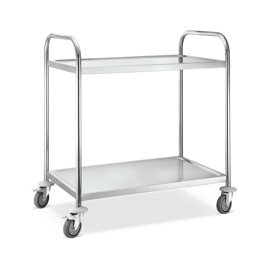 Immagine del prodotto: Carrello di servizio in acciaio inox HEMMDAL, 2 piani