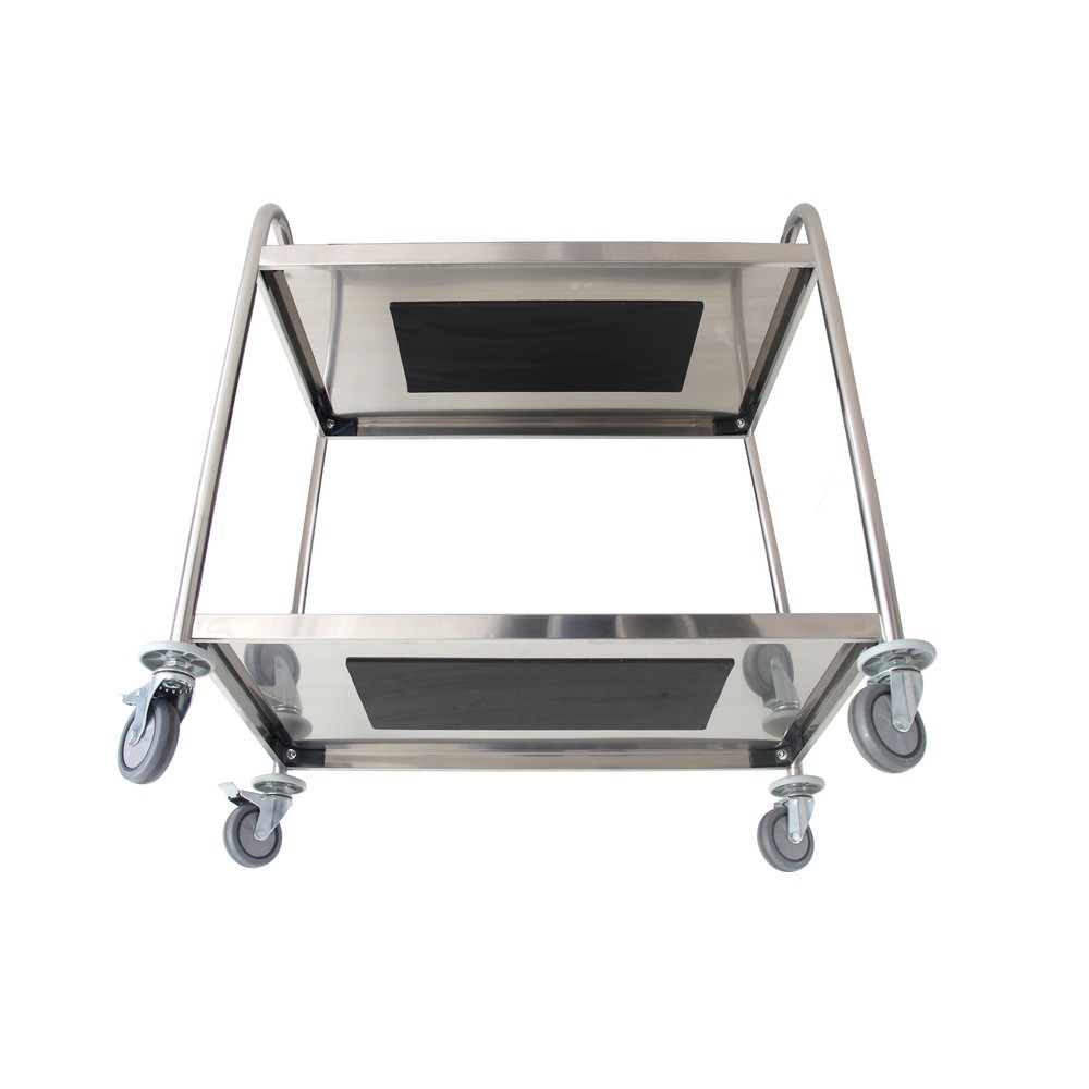 Immagine del prodotto n. 7: Carrello di servizio in acciaio inox HEMMDAL, 2 piani