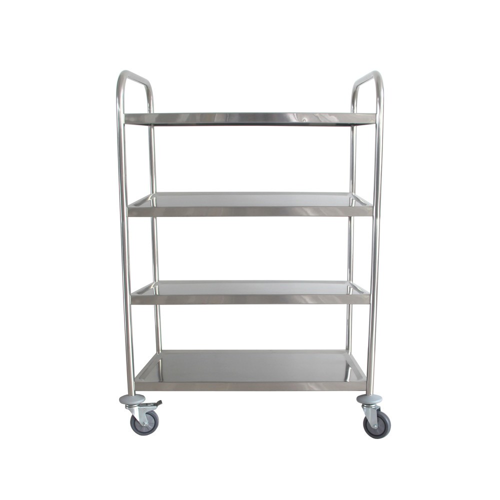 Immagine del prodotto n. 5: Carrello di servizio in acciaio inox HEMMDAL, 4 piani