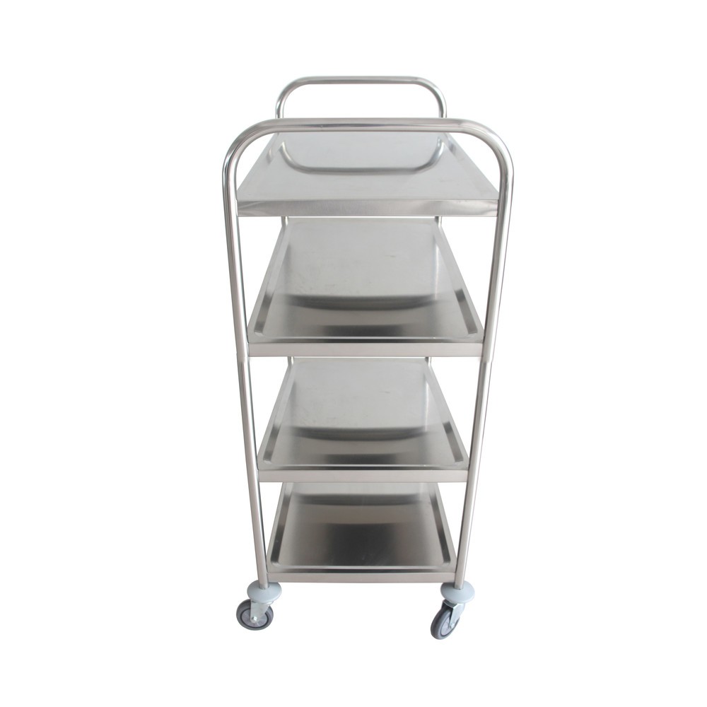 Immagine del prodotto n. 6: Carrello di servizio in acciaio inox HEMMDAL, 4 piani
