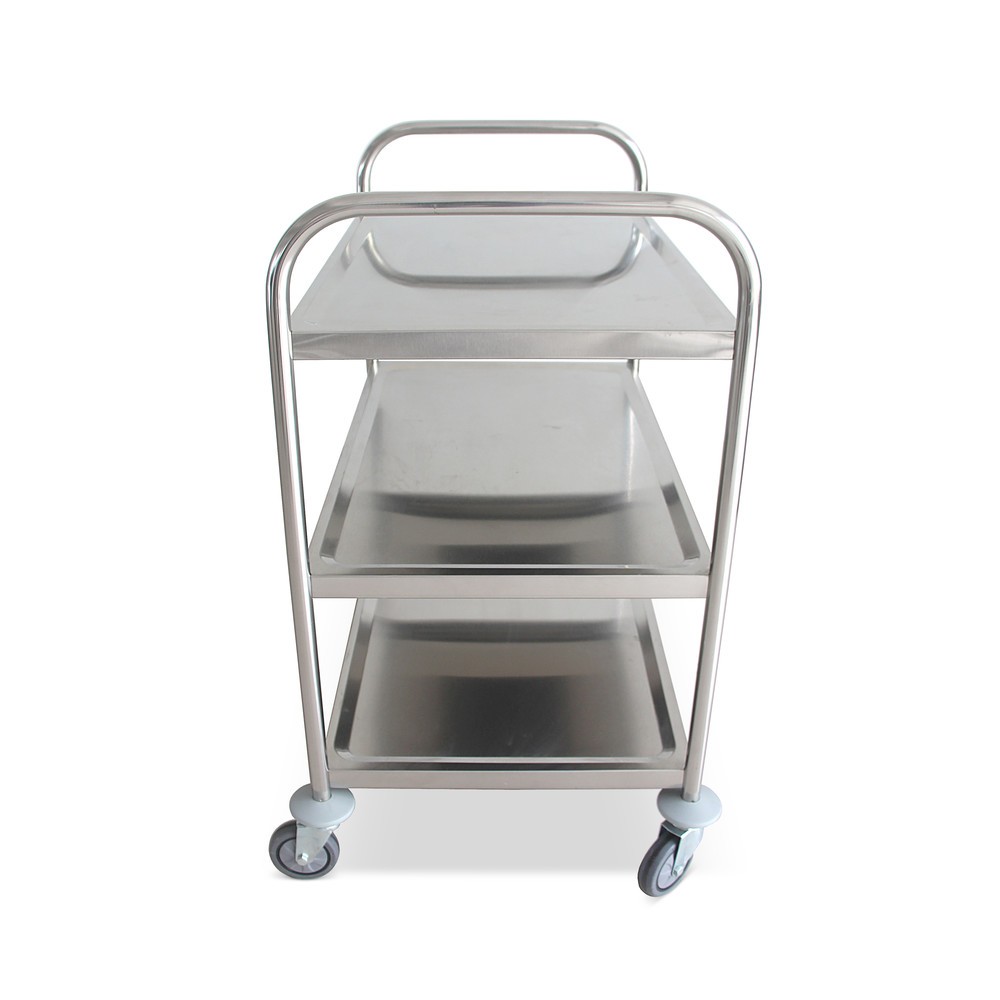 Immagine del prodotto n. 6: Carrello di servizio in acciaio inox HEMMDAL, 3 piani