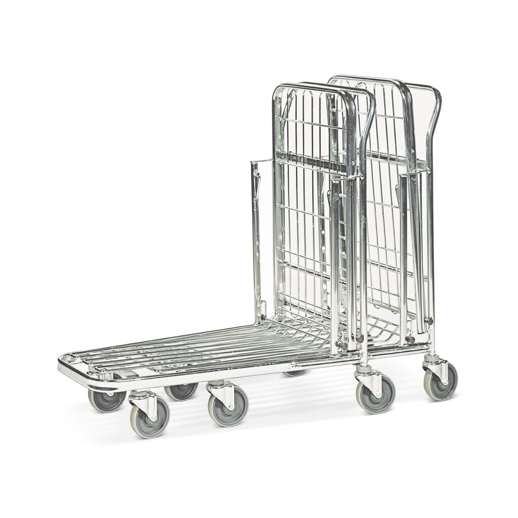 Carrello di stoccaggio e trasporto, fondo ribaltabile, superficie di carico LxP 435 x 770 mm Immagine del prodotto n. 2: Carrello di stoccaggio e trasporto, fondo ribaltabile, superficie di carico LxP 435 x 770 mm
