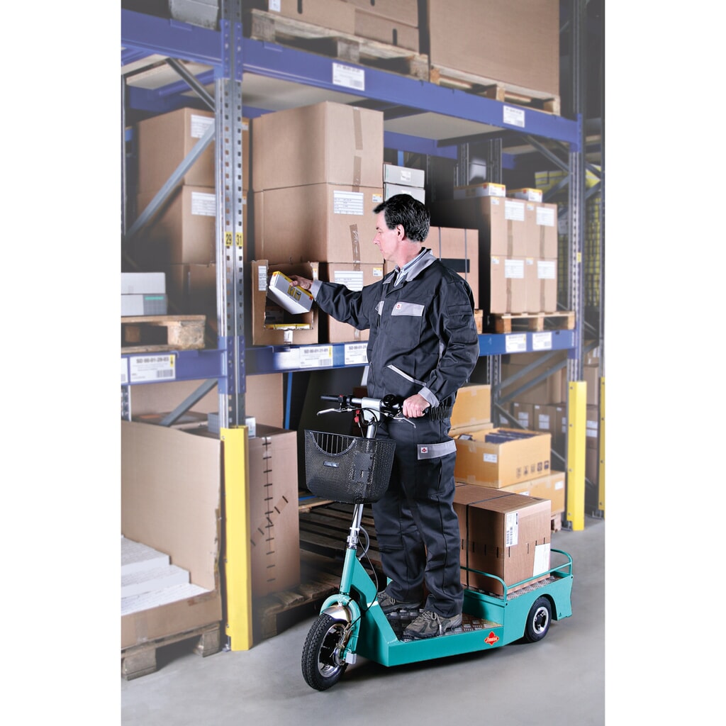 Carrello di trasporto elettrico Ameise® 2000, turchese Immagine del prodotto: Carrello di trasporto elettrico Ameise® 2000, turchese