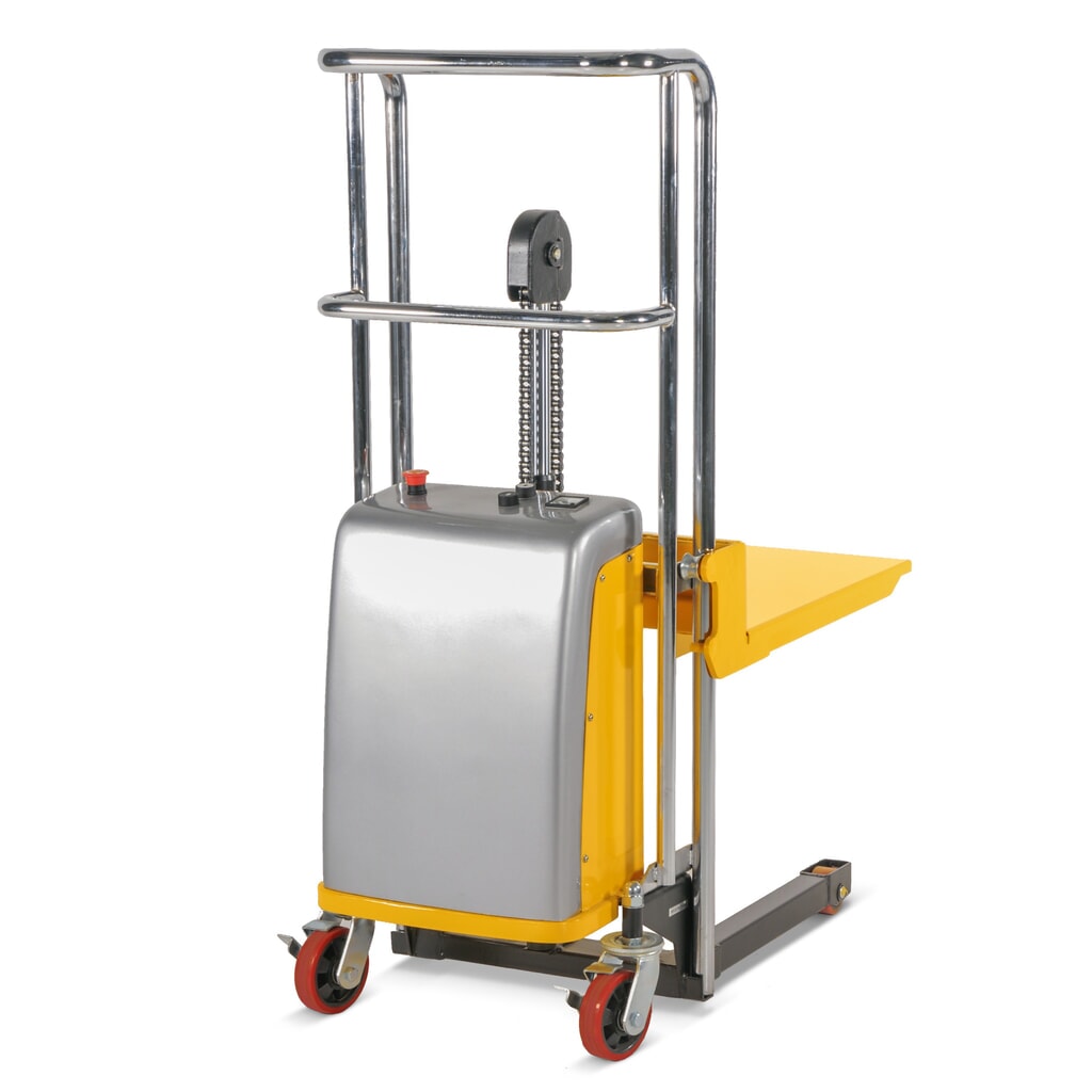 Carrello elevatore a piattaforma elettrico, intervallo di sollevamento 85-1.500 mm, portata 400 kg Immagine del prodotto: Carrello elevatore a piattaforma elettrico, intervallo di sollevamento 85-1.500 mm, portata 400 kg