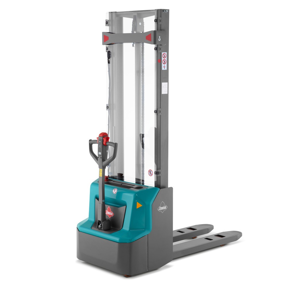 Carrello elevatore elettrico Ameise® PSE 1.2 - ioni di litio, montante singolo