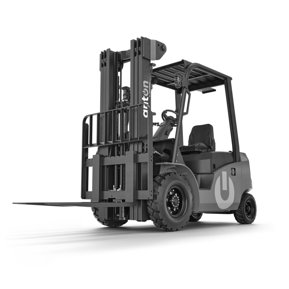 Immagine del prodotto n. 3: Carrello elevatore elettrico AntOn di Jungheinrich CBH 3.0 con doppio montante telescopico, altezza di sollevamento 3.300 mm, portata 3.000 kg, incl. caricabatterie esterno 80 V, 100 A, CEE, 5 poli