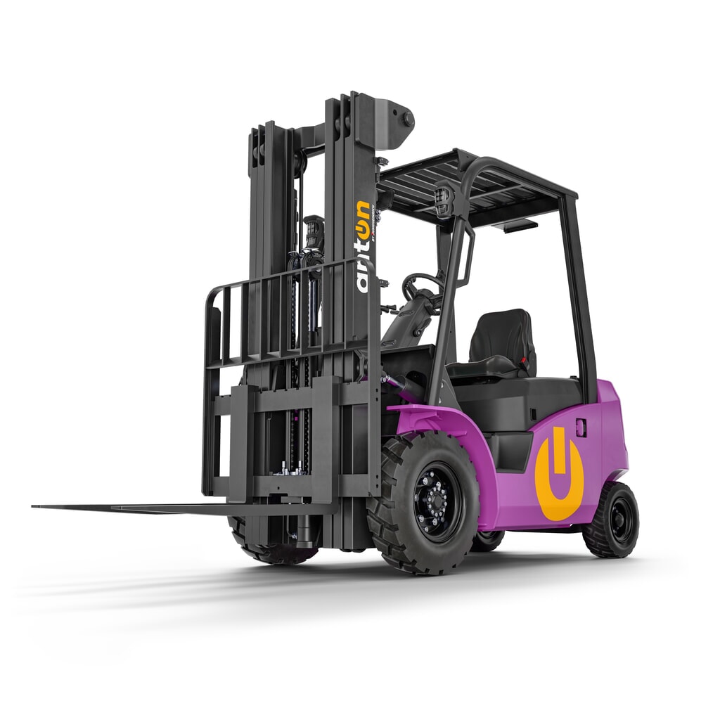 AntOn by Jungheinrich carrello elevatore elettrico CBH 3.0 con doppio montante telescopico, altezza di sollevamento 3.300 mm, portata 3.000 kg, incluso il caricabatteria esterno da 80 V, 60 A, CEE, 4 poli. Immagine del prodotto n. 4: AntOn by Jungheinrich carrello elevatore elettrico CBH 3.0 con doppio montante telescopico, altezza di sollevamento 3.300 mm, portata 3.000 kg, incluso il caricabatteria esterno da 80 V, 60 A, CEE, 4 poli.