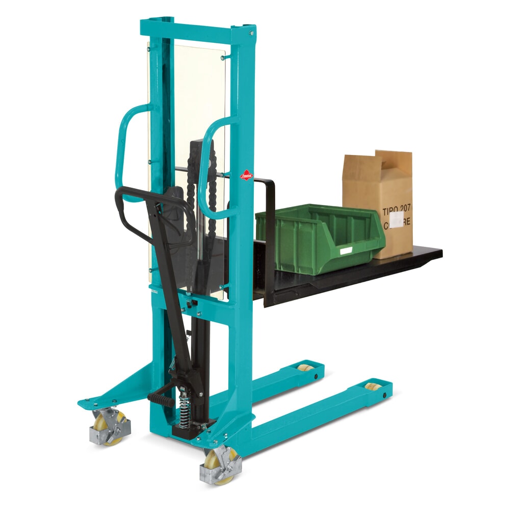 Carrello elevatore idraulico Ameise® PSM 1.5 con montante singolo, altezza di sollevamento 1.600 mm, portata 1.500 kg. Immagine del prodotto n. 2: Carrello elevatore idraulico Ameise® PSM 1.5 con montante singolo, altezza di sollevamento 1.600 mm, portata 1.500 kg.