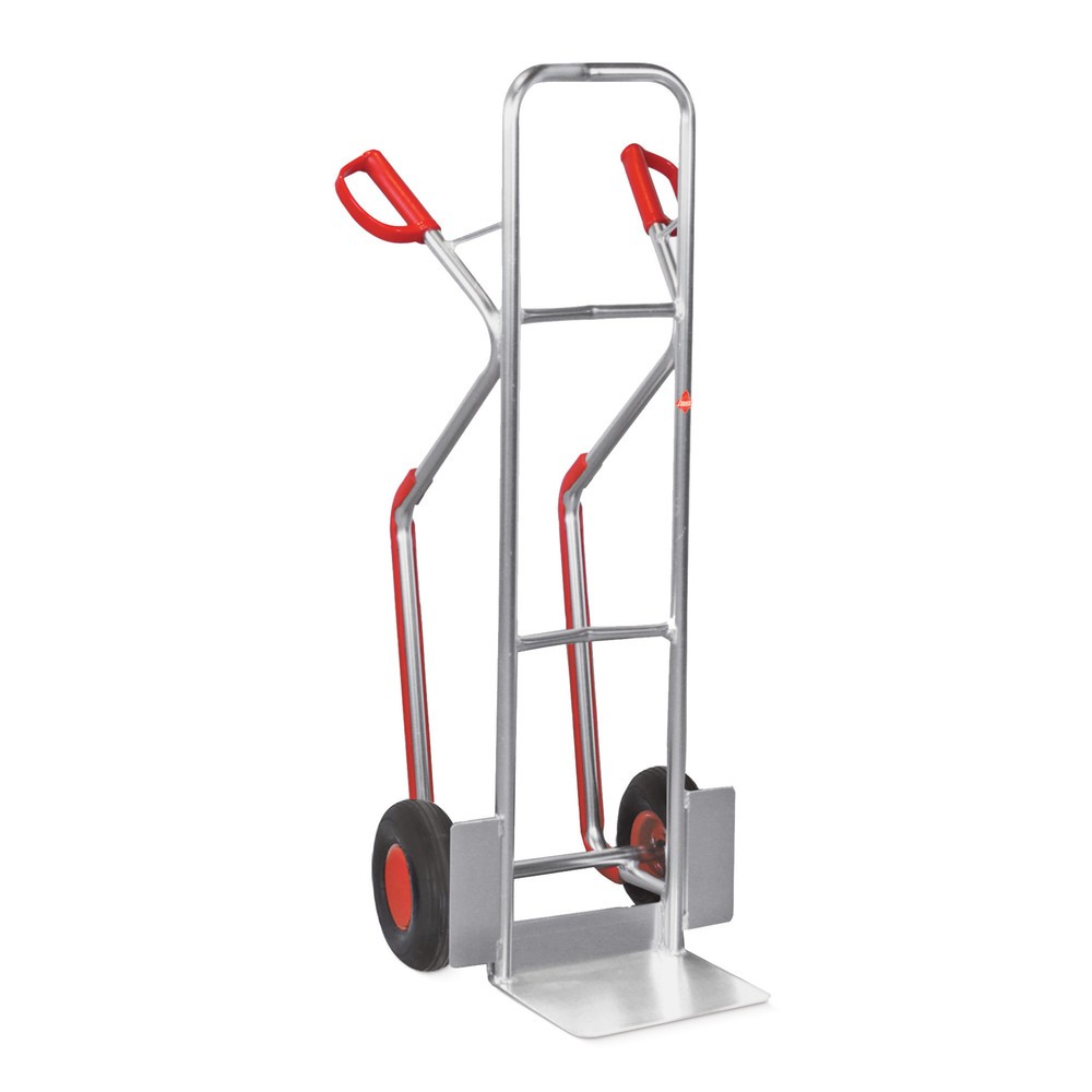 Immagine del prodotto: Carrello impilatore Ameise®, alluminio, con pattini di scorrimento, portata 200 kg, pala LxP 320 x 250 mm, gomma a camera d’aria