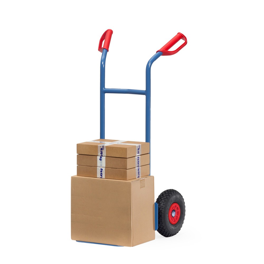 Immagine del prodotto n. 2: Carrello impilatore fetra®, portata 200 kg, pala LxP 320 x 250 mm, singolo, gommatura in PU