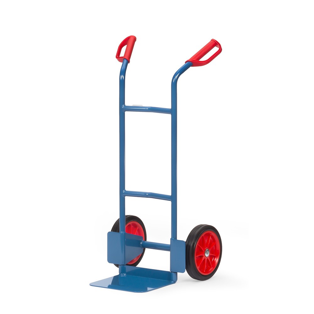 Immagine del prodotto n. 1: Carrello impilatore fetra®, portata 200 kg, pala LxP 320 x 250 mm, singolo, ruote in gomma piena