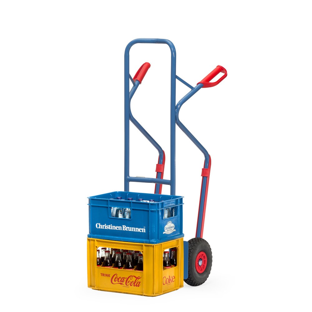 Immagine del prodotto n. 2: Carrello impilatore fetra®, portata 300 kg, pala LxP 320 x 250 mm, con pattini d’invito, gommatura in PU