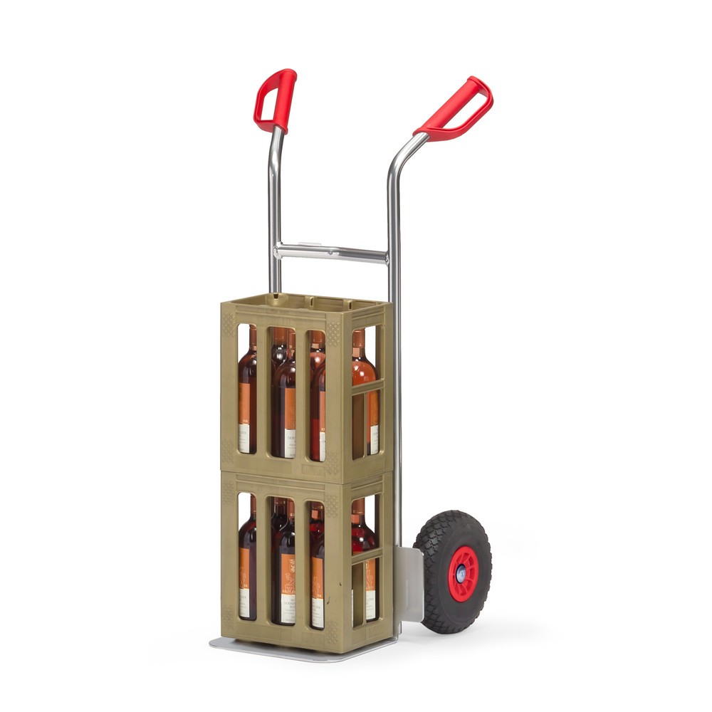Immagine del prodotto n. 3: Carrello impilatore in alluminio fetra®, portata 150 kg, pala LxP 320 x 250 mm