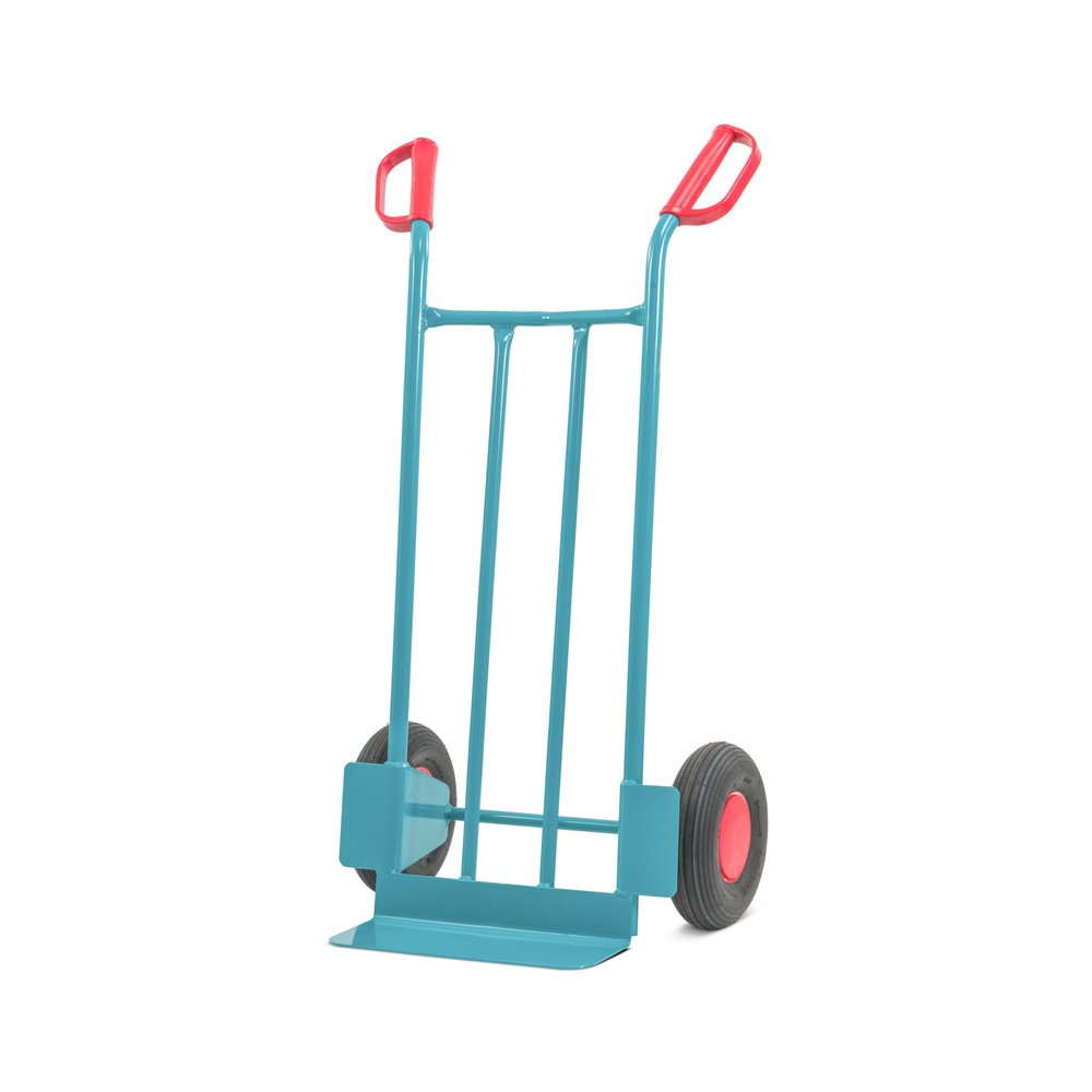 Immagine del prodotto: carrello in acciaio Ameise®, capacità di carico 250 kg, pala LxP 400 x 150 mm, gommatura pneumatici pneumatici