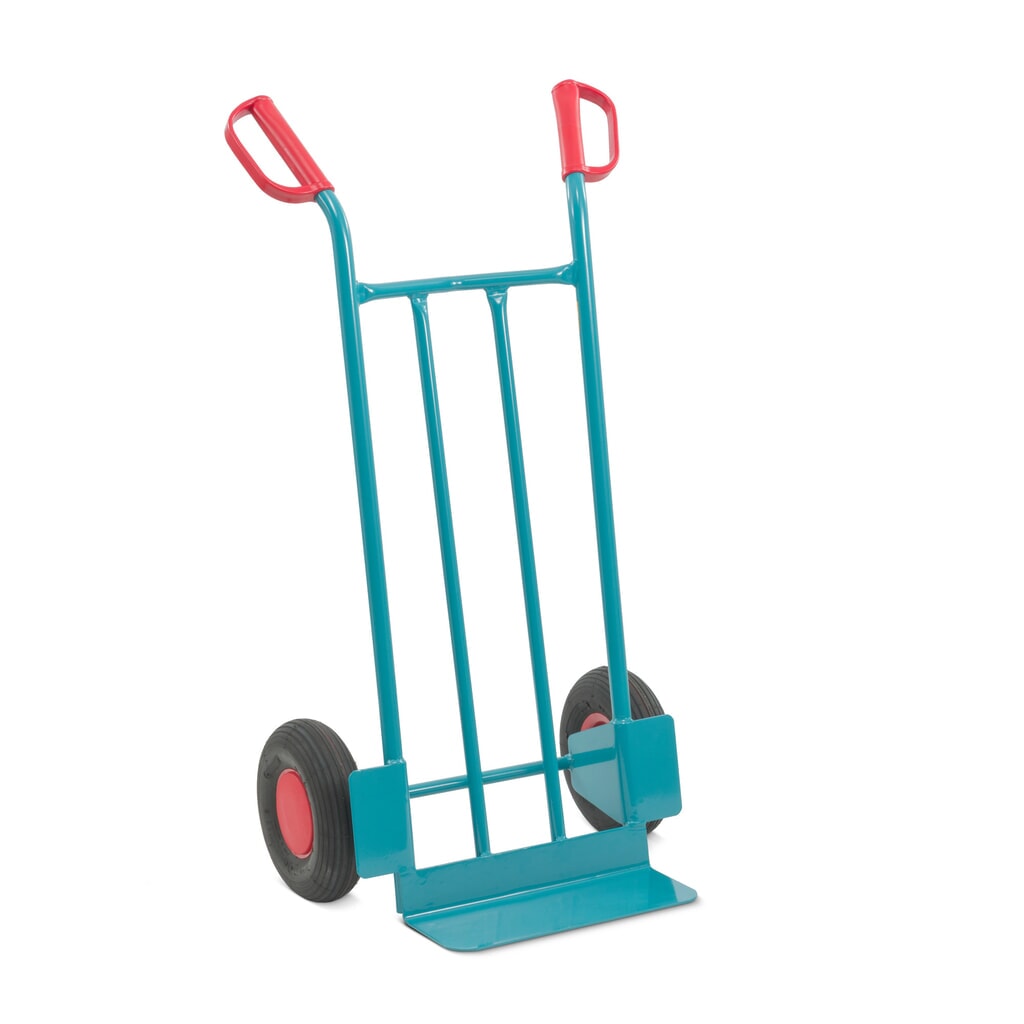 carrello in acciaio Ameise®, capacità di carico 250 kg, pala LxP 400 x 150 mm, gommatura pneumatici pneumatici Immagine del prodotto n. 4: carrello in acciaio Ameise®, capacità di carico 250 kg, pala LxP 400 x 150 mm, gommatura pneumatici pneumatici