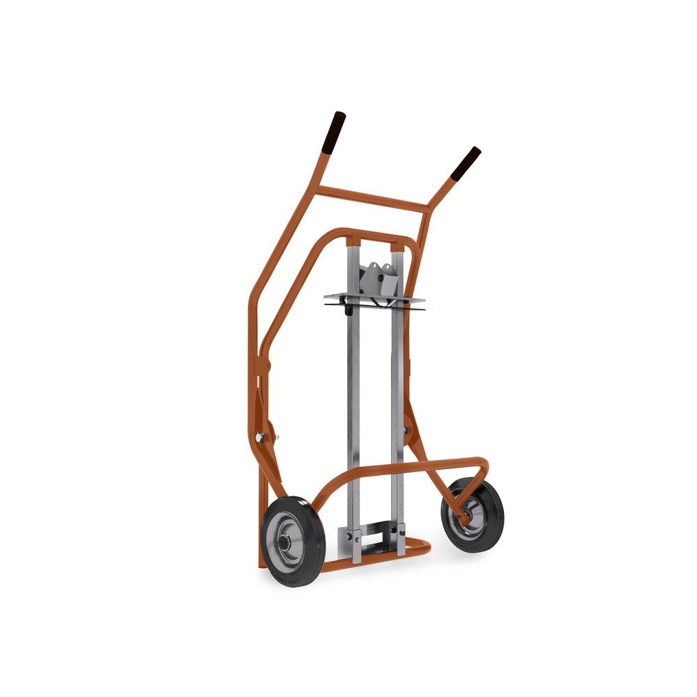 Immagine del prodotto n. 6: Carrello per fusti, per 1 fusto in PE da 60 fino a 220 litri, portata 350 kg