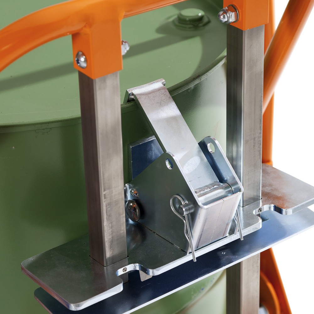 Immagine del prodotto n. 2: Carrello per fusti, per 1 fusto in PE da 60 fino a 220 litri, portata 350 kg