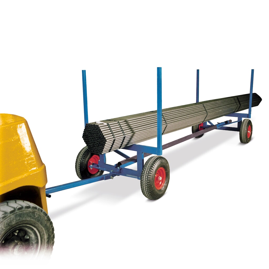 Carrello per materiali lunghi, portata 3.500 kg, verniciato Immagine del prodotto: Carrello per materiali lunghi, portata 3.500 kg, verniciato