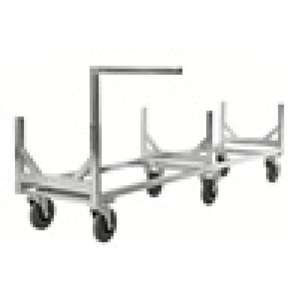 Immagine del prodotto: Carrello per materiali lunghi, zincato, portata 800 kg, HxLxP 700 x 608 x 2.800 mm