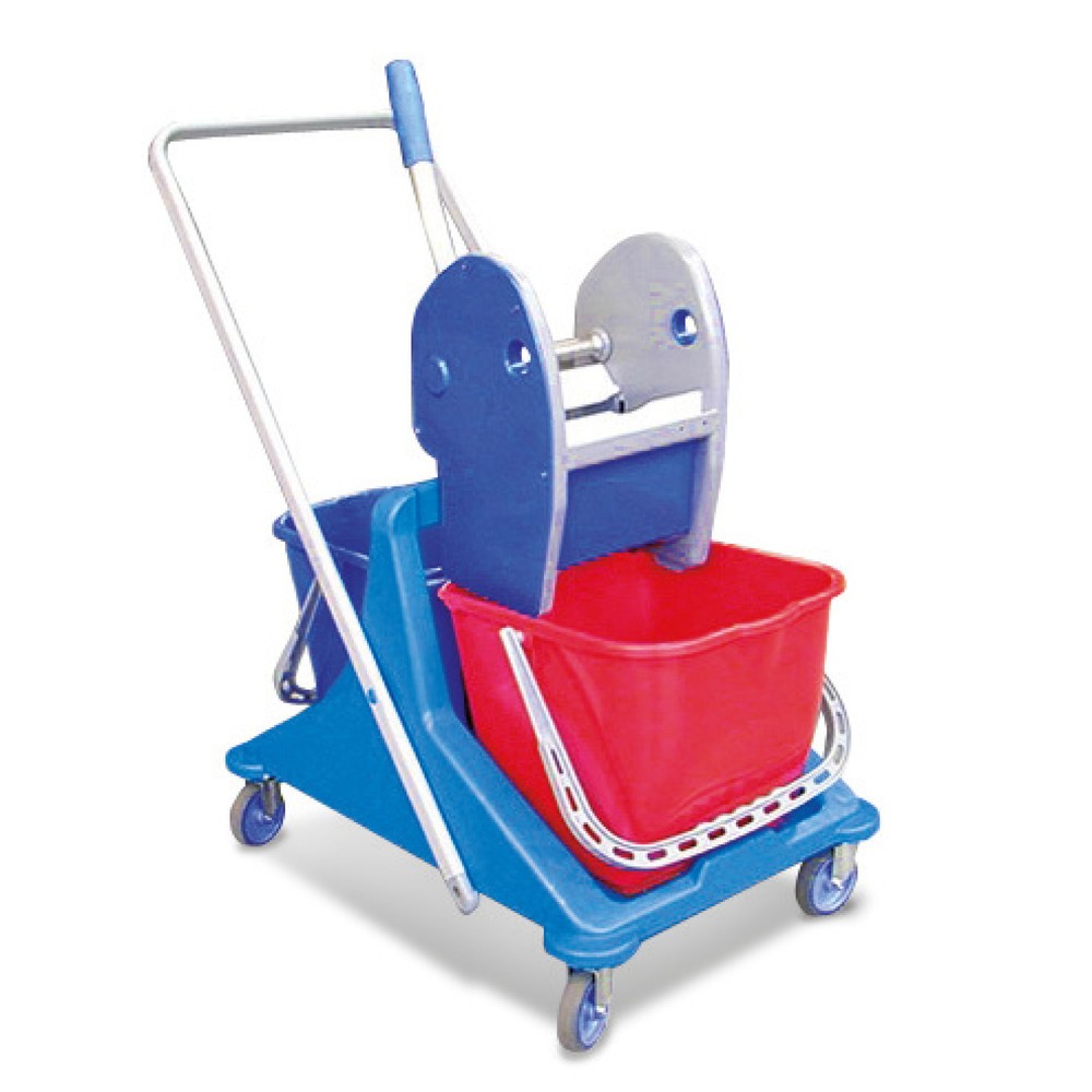 Immagine del prodotto: Secchio doppio con carrello Harema® Profi, secchi 2x 15 litri