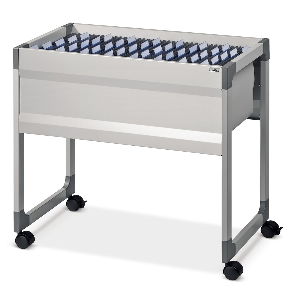 Immagine del prodotto n. 1: Carrello porta cartelle per 1 dispositivo di aggancio, grigio