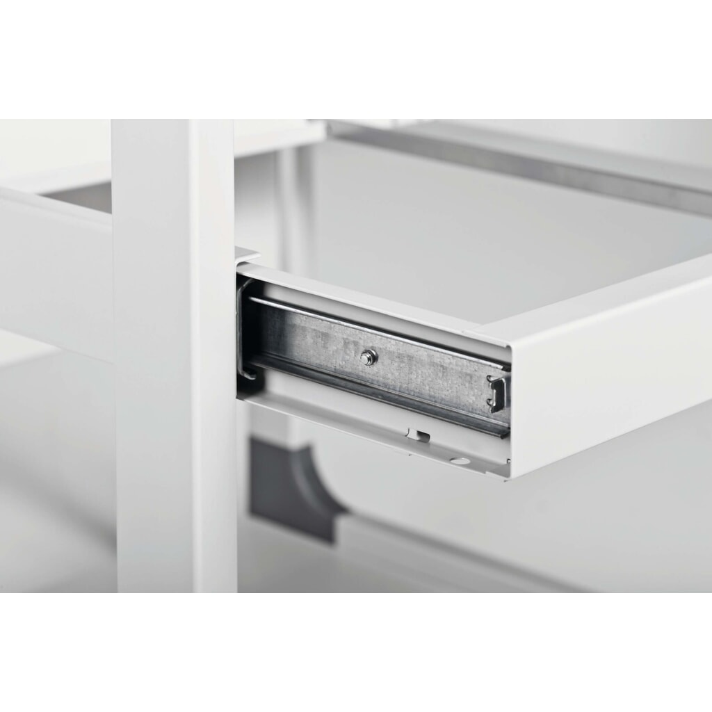 Immagine del prodotto n. 6: Carrello porta cartelle per 100 cartelle + piano di appoggio raccoglitori, grigio, richiudibile