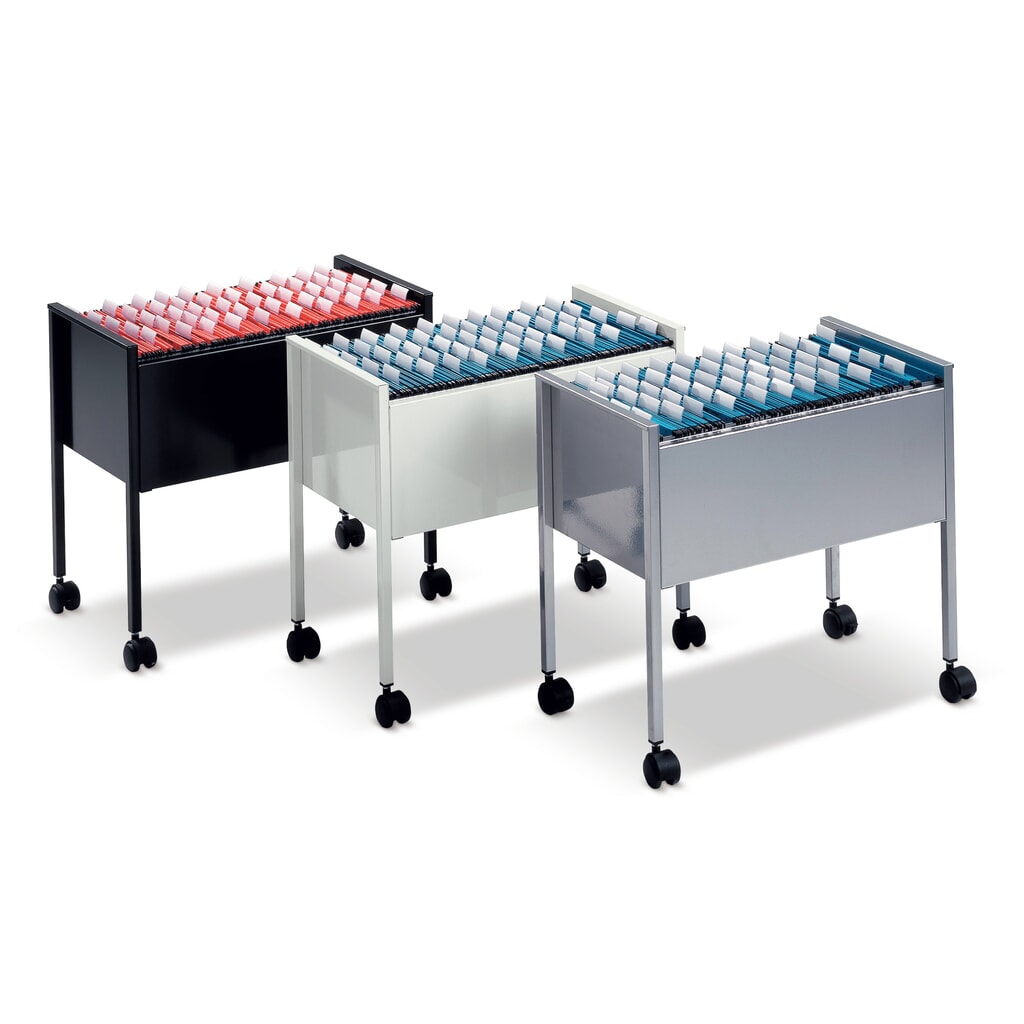 Carrello porta cartelle per 80 cartelle, nero Immagine del prodotto: Carrello porta cartelle per 80 cartelle, nero