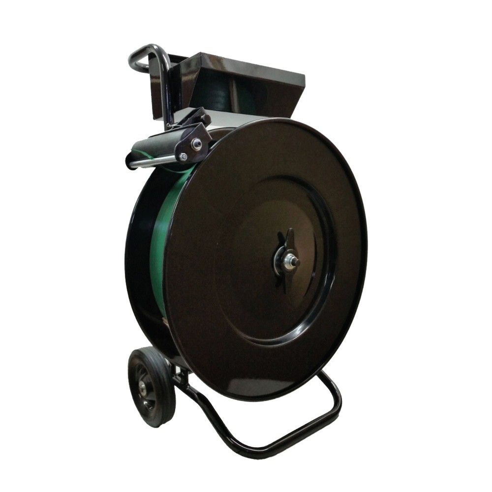 Immagine del prodotto: Carrello portareggia combinato per reggetta in PET e reggetta di acciaio da imballaggio nell'avvolgimento di pacchi, fino a 406 mm di diametro dell'anima