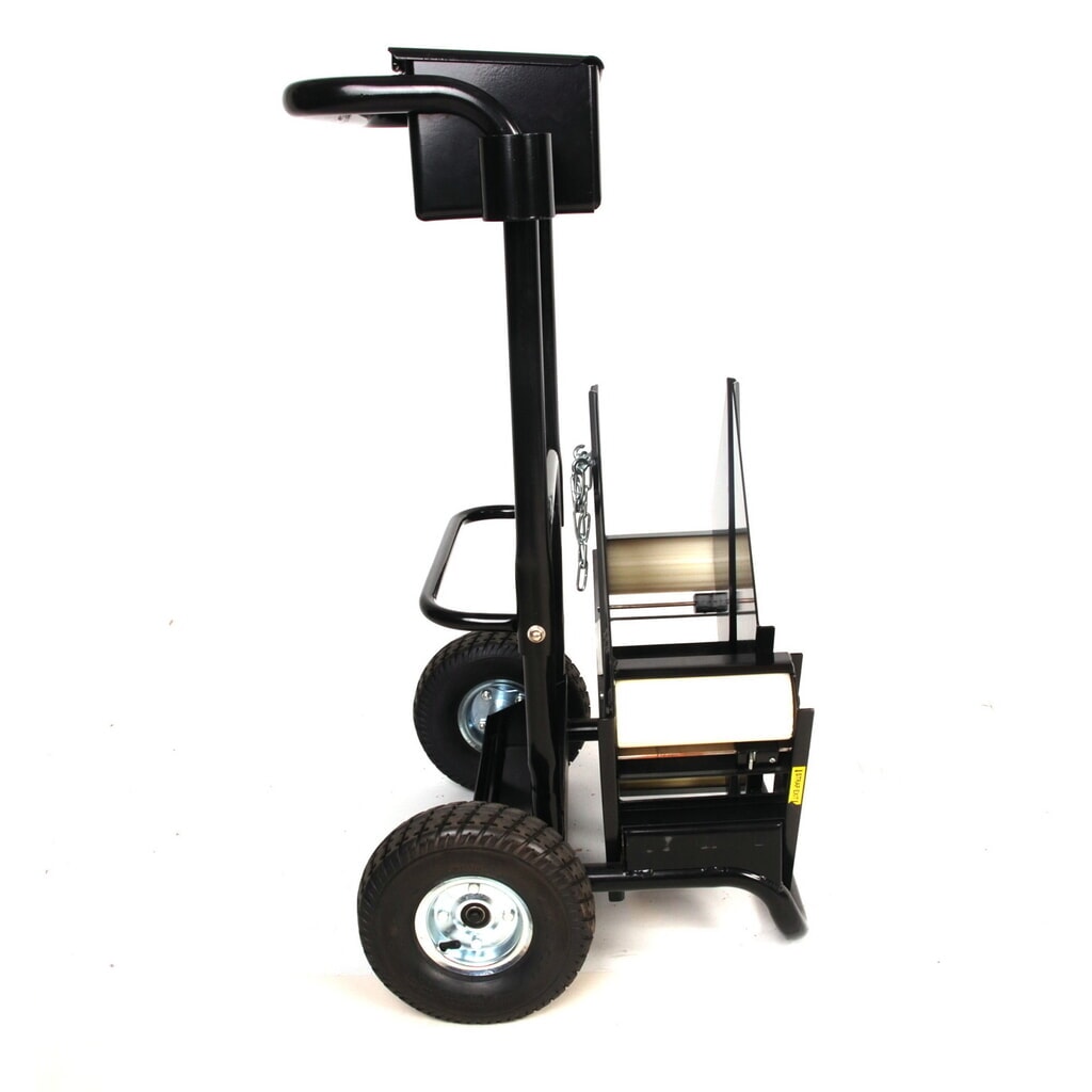 Carrello portareggia Strapeasy, per reggette in PP, PET e acciaio, fino a 406 mm di diametro dell'anima Immagine del prodotto n. 2: Carrello portareggia Strapeasy, per reggette in PP, PET e acciaio, fino a 406 mm di diametro dell'anima