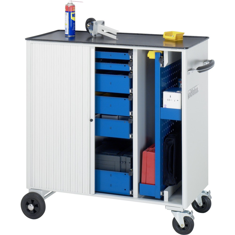 Immagine del prodotto n. 2: Carrello portautensili RAU serie adlatus, AxLxP 1.080 x 1.025 x 520 mm, 6 cassetti 2 x 40, 3 x 105, 1 x 130 mm, piano di lavoro in metallo