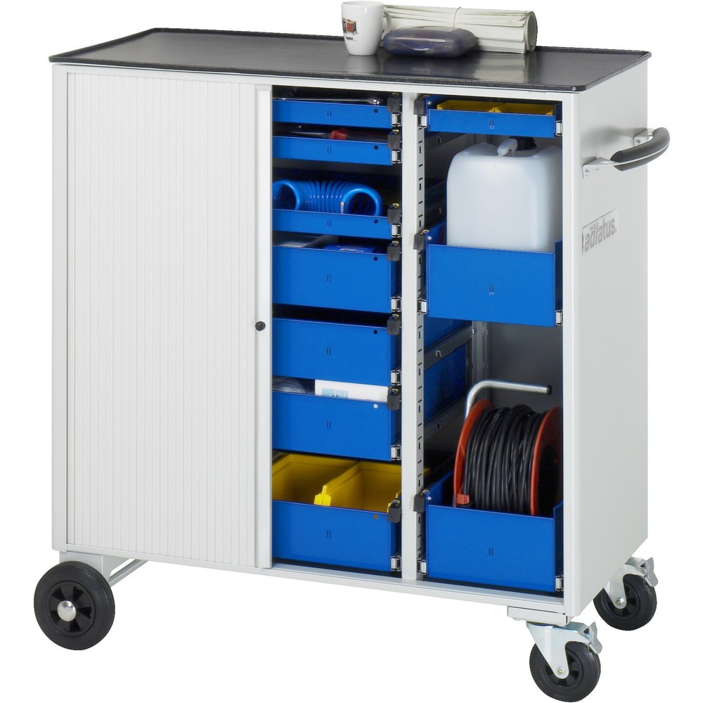 Immagine del prodotto n. 2: Carrello portautensili RAU serie adlatus, AxLxP 1.080 x 1.025 x 520 mm, 10 cassetti 4 x 65, 4 x 130, 2 x 150 mm, piano di lavoro in metallo