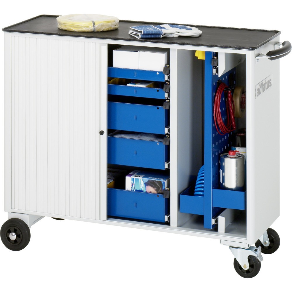 Immagine del prodotto n. 2: Carrello portautensili RAU serie adlatus, AxLxP 860 x 1.025 x 400 mm, 5 cassetti 2 x 40, 3 x 105 mm, piano di lavoro in metallo
