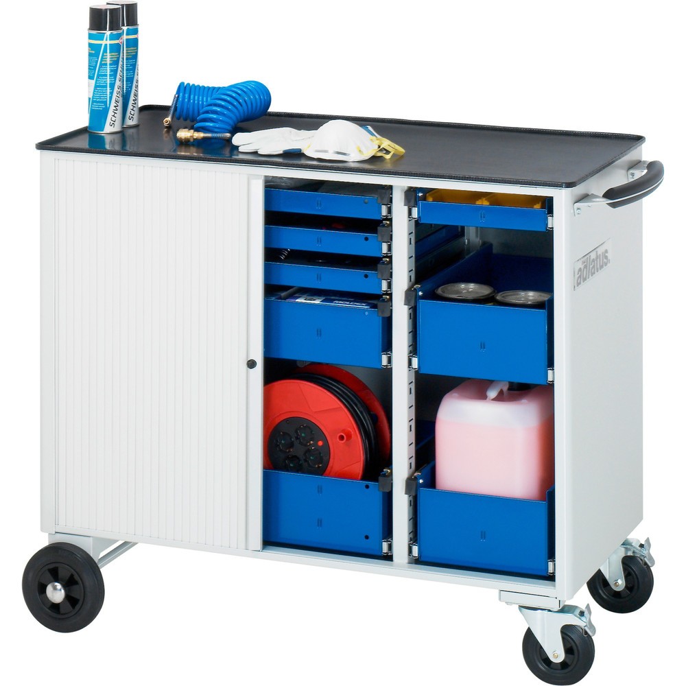 Immagine del prodotto n. 3: Carrello portautensili RAU serie adlatus, AxLxP 890 x 1.025 x 520 mm, 8 cassetti 3 x 40, 1 x 105, 1 x 130 mm, piano di lavoro in metallo