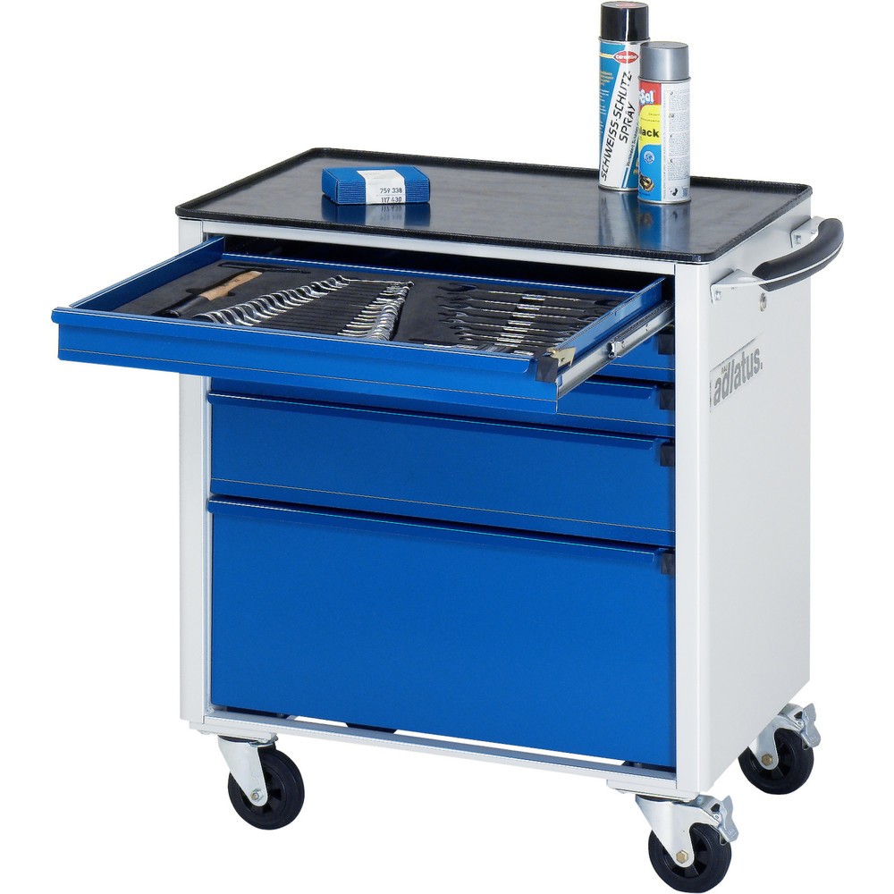 Immagine del prodotto n. 1: Carrello portautensili RAU serie adlatus 700, AxLxP 790 x 700 x 510 mm, 5 cassetti 3 x 65, 1 x 130, 1 x 260 mm, piano di lavoro in metallo