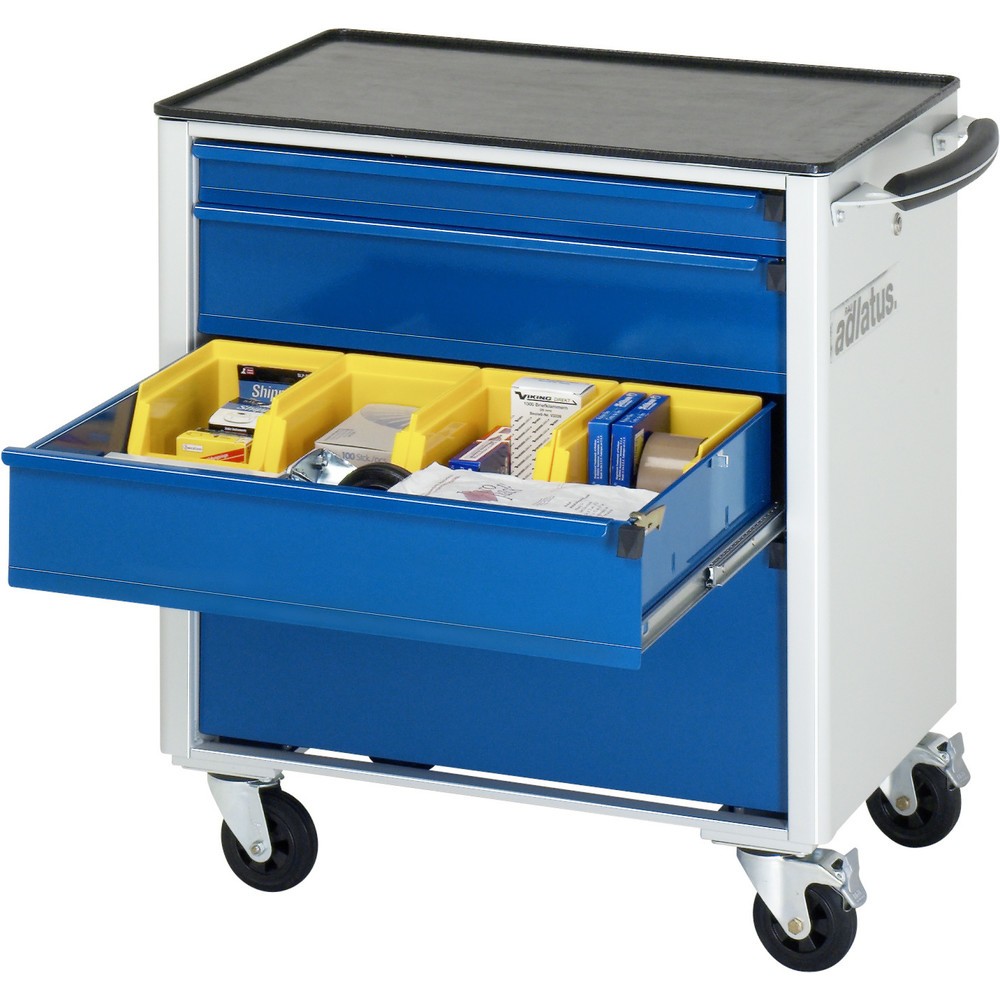 Immagine del prodotto n. 1: Carrello portautensili RAU serie adlatus 700, AxLxP 790 x 700 x 510 mm, 4 cassetti 1 x 65, 2 x 130, 1 x 260 mm, piano di lavoro in metallo