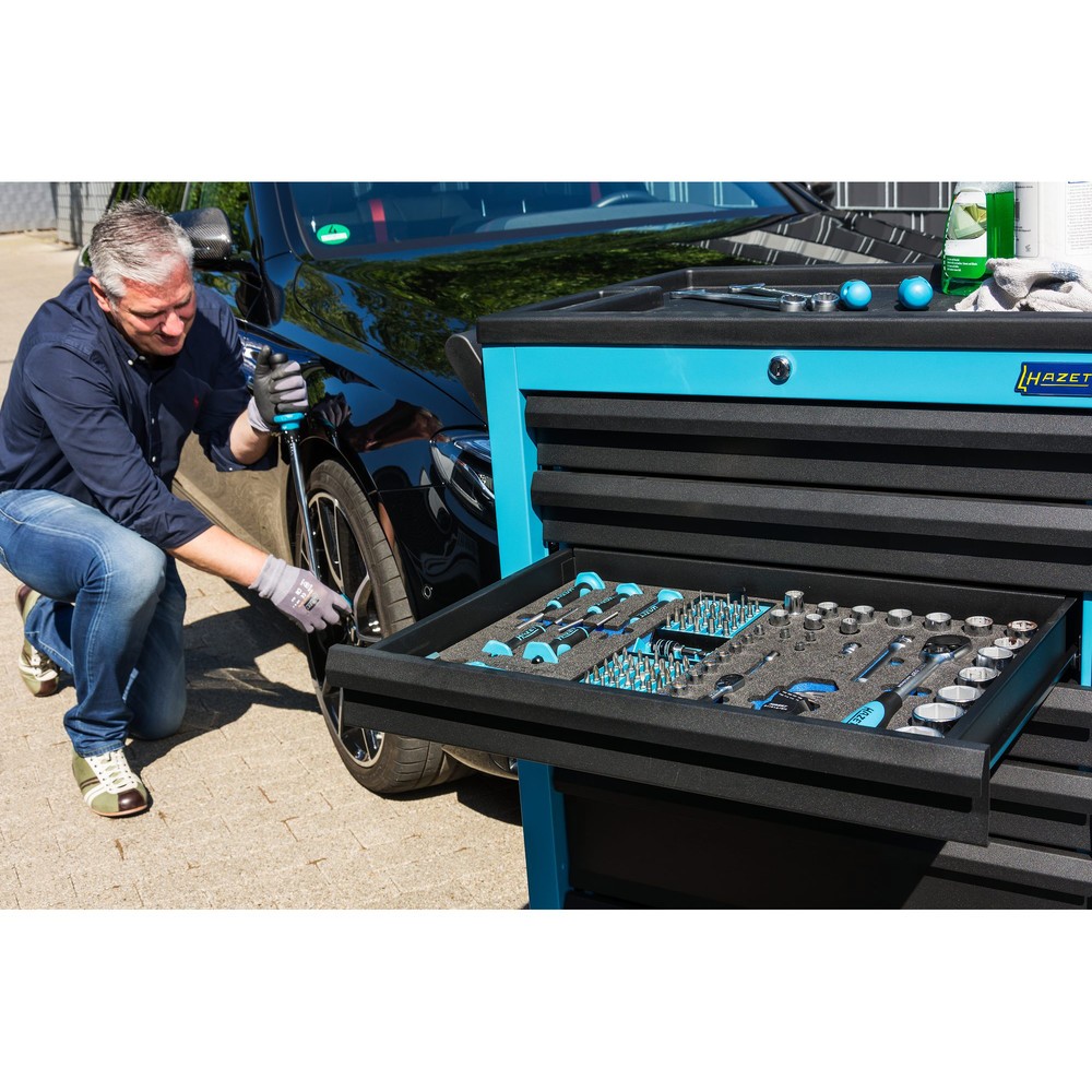 Immagine del prodotto n. 3: HAZET® - Carrello portautensili Assistant incluso, assortimento di utensili da 147 pezzi