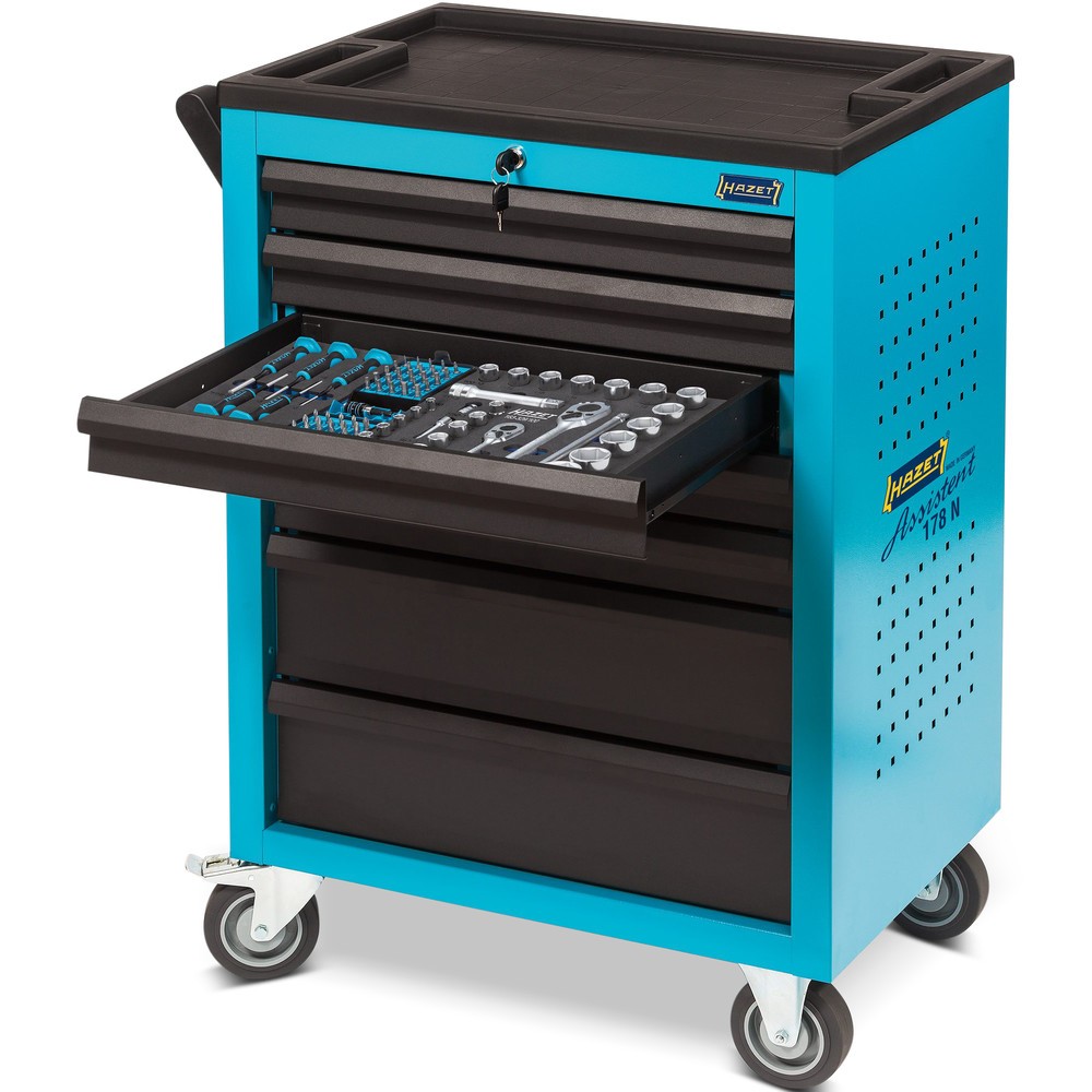 Immagine del prodotto n. 2: HAZET® - Carrello portautensili Assistant incluso, assortimento di utensili da 147 pezzi