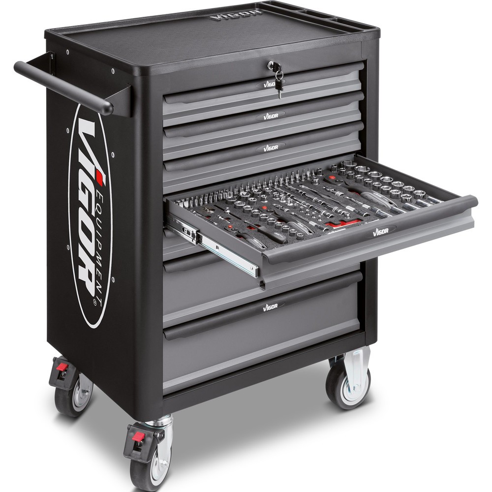 Immagine del prodotto n. 1: carrello utensili VIGOR® 1000, 7 cassetti, vuoto