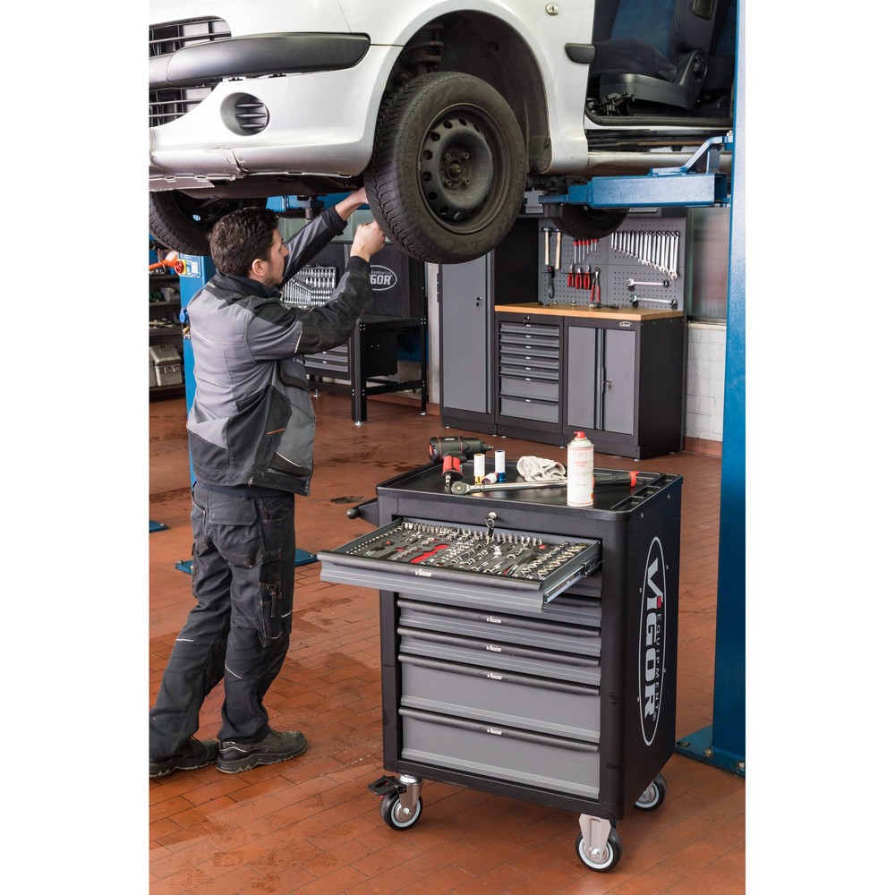Immagine del prodotto n. 2: carrello utensili VIGOR® 1000, 7 cassetti, vuoto