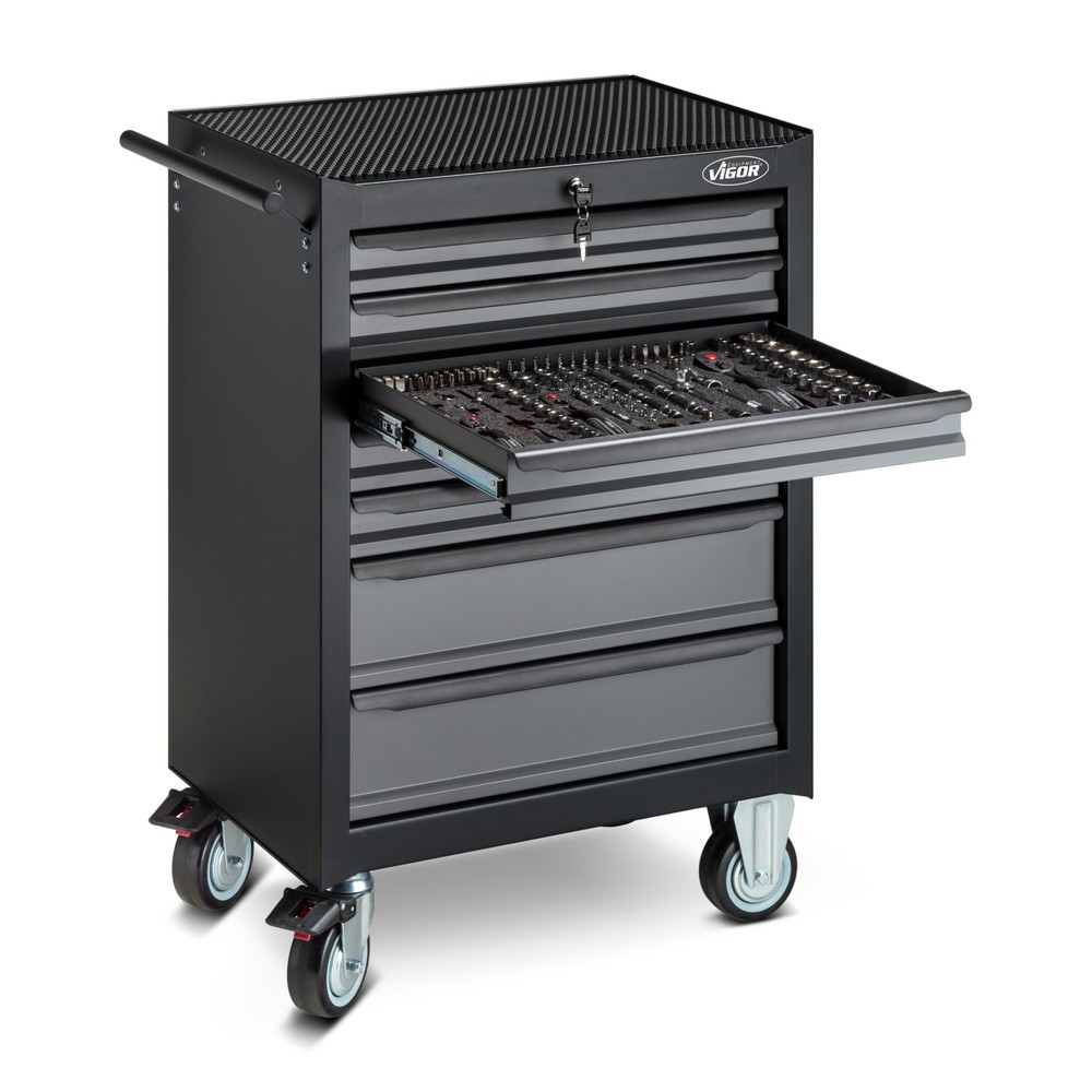 Immagine del prodotto: carrello utensili VIGOR® 500N, 7 cassetti, vuoto