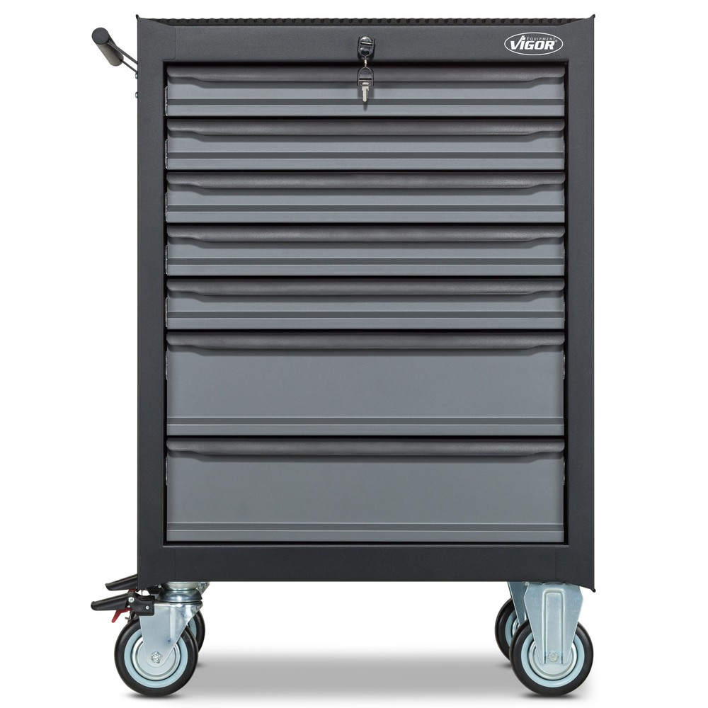 Immagine del prodotto n. 2: carrello utensili VIGOR® 500N, 7 incluso, con assortimento di 227 pezzi