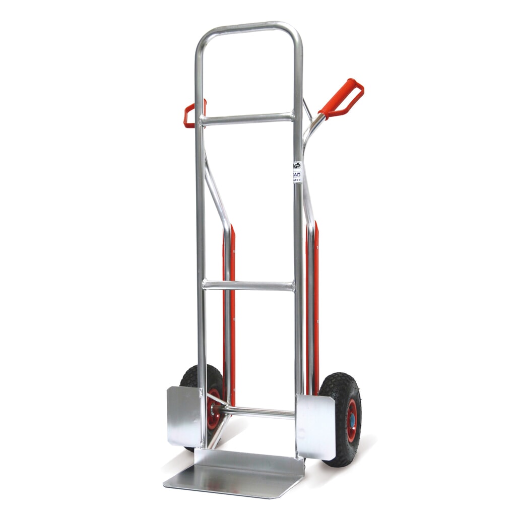 Carrello in alluminio HEMMDAL con pattini, portata 150 kg, pala LxP 310 x 210 mm Immagine del prodotto: Carrello in alluminio HEMMDAL con pattini, portata 150 kg, pala LxP 310 x 210 mm