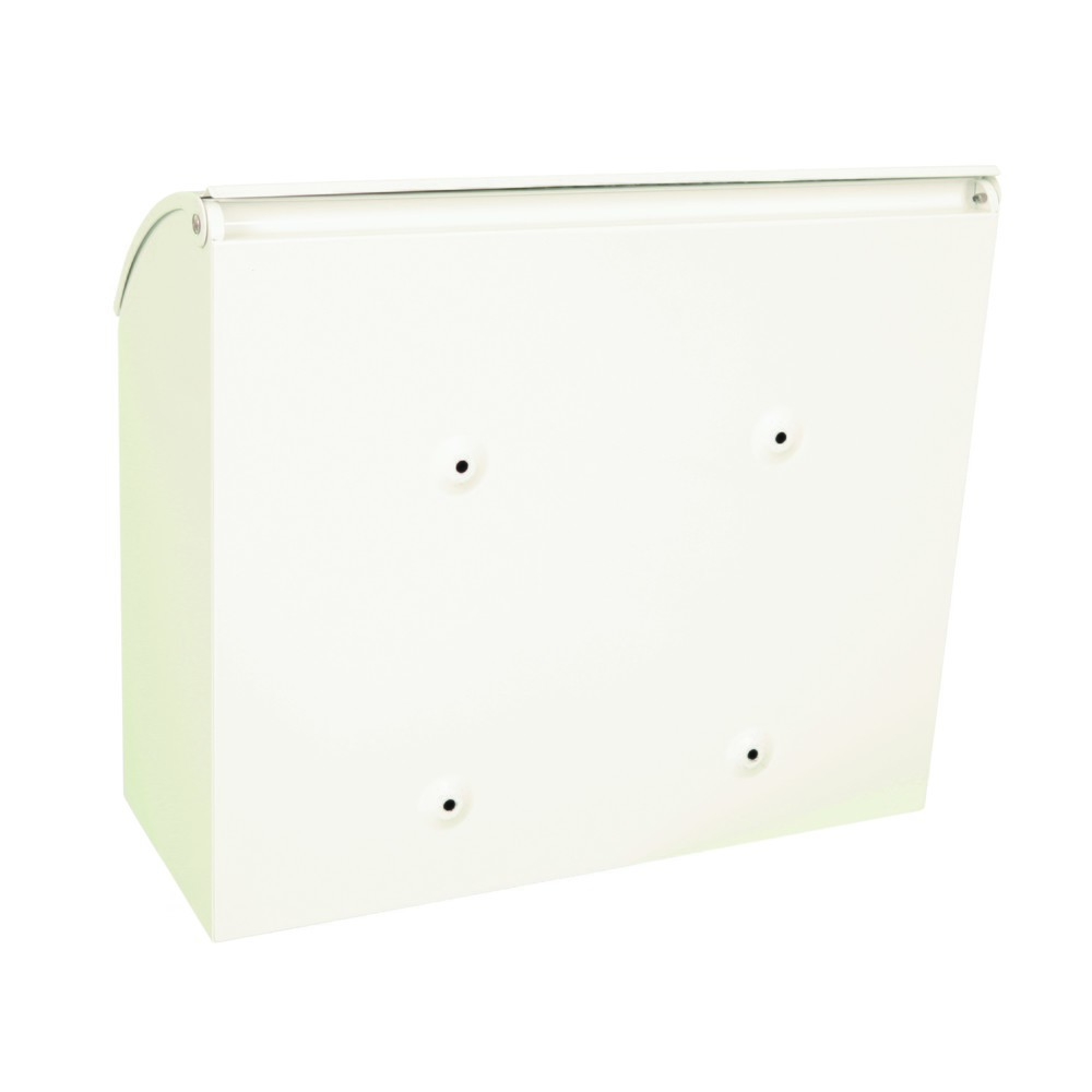 Immagine del prodotto n. 4: Cassetta delle lettere a parete Denian, in acciaio zincato, con serratura a cilindro, bianco