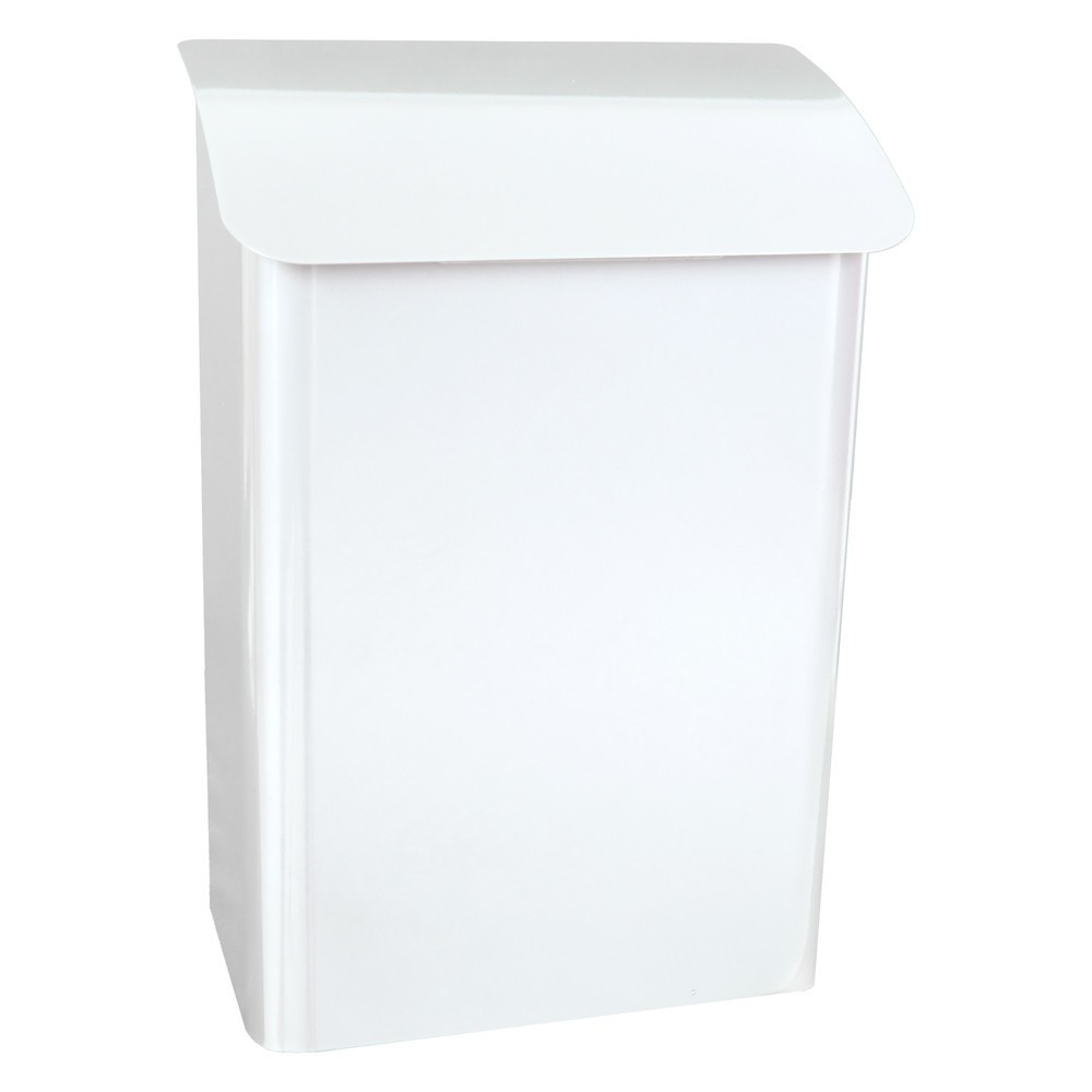 Immagine del prodotto n. 1: Cassetta delle lettere a parete Denian, in acciaio zincato, con serratura a cilindro, bianco